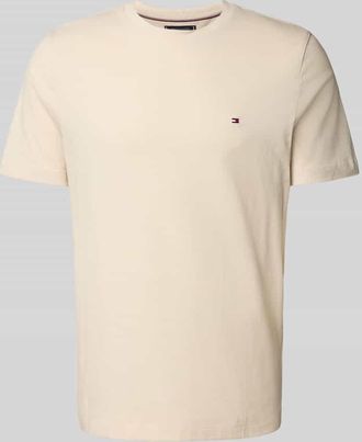 Tommy Hilfiger Regular Fit T-Shirt aus reiner Baumwolle in Offwhite, Größe XXXL