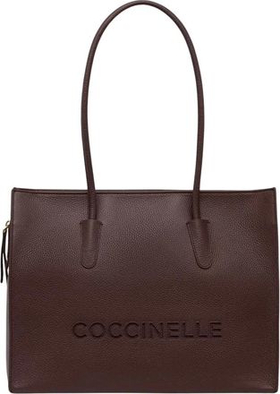 Coccinelle Myrtha 26 Tote - Bags - Mujer - Marr&oacute;n - ONE SIZE
