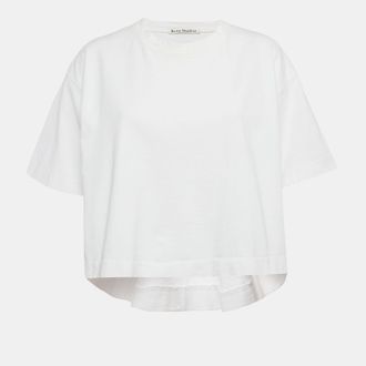 Acne Studios White Cotton Cylea Emboss T-Shirt XXS