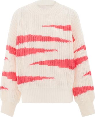 Mymo Jumper Dames Gebroken wit koraal