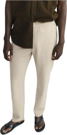 Thinking Mu Heren, Broeken, Beige, Maat: W40 Katoen