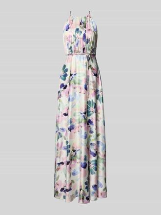 Jake*s Abendkleid mit Bindeg&uuml;rtel in Ecru, Gr&ouml;&szlig;e 34