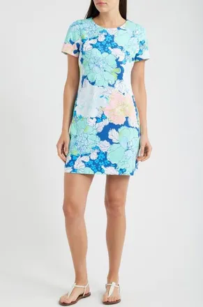 Lilly Pulitzer Melodie Skirted Romper in Starlight Navy at Nordstrom, Size Xx-Small