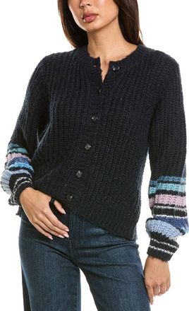 Michael Stars Lumi Striped Crew Cardigan
