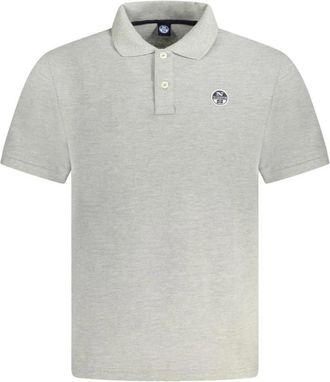 North Sails Polo Shirt met korte mouwen - Heren - Polos - Grijs - XL - Katoen - Tops