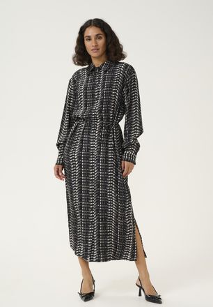 Kaffe Jurk Baggy fit black multi