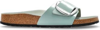 Birkenstock Madrid Big Buckle - Dames - Sandalen - Groen - 39 EU - Leer - Schoenen