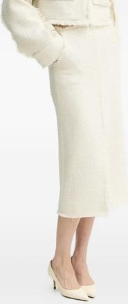 Day Birger Et Mikkelsen Gonna midi con frange - Toni neutri