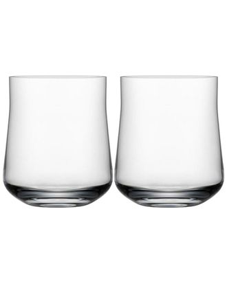 Orrefors Set Of 2 Informal Tumblers