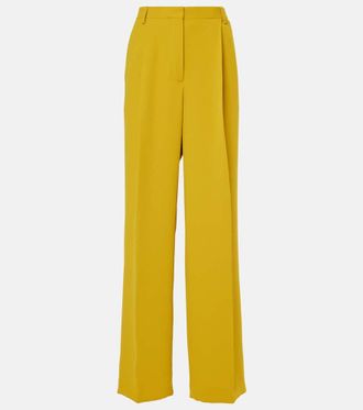 Valentino Grisaille virgin wool straight pants