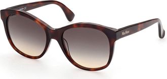 Max Mara MM0007 52B Womens Sunglasses Tortoiseshell Size 56