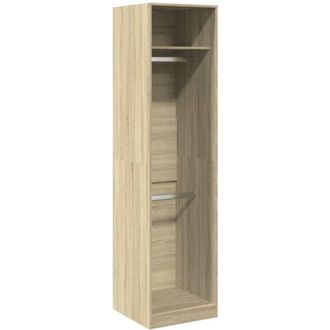 vidaXL Armario De Madera Contrachapada Color Roble 50x50x200 Cm Vidaxl