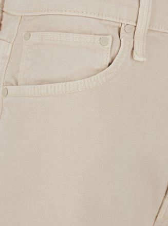 Mother Womens Jeans The Dodger Flod Beige Denim Cotton