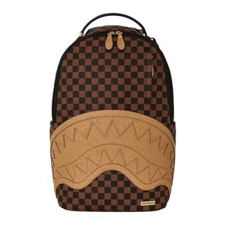 Sprayground Sprayground - Embossed Check Rugzak - unisex - Tassen - Bruin - Maat: ONE Size