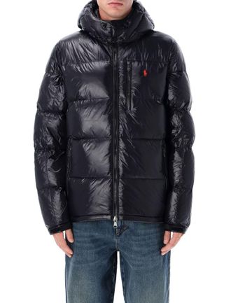 Polo Ralph Lauren The Gorham Glossed Down Jacket With Detachable Hood