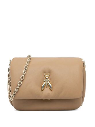 Patrizia Pepe fly-plaque cross body bag - Neutrals