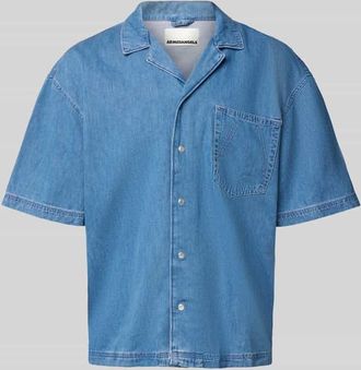 Armedangels Armedangels Oversized Jeanshemd aus Baumwoll-Lyocell-Mix in Jeansblau, Gr&ouml;&szlig;e XL