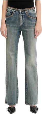 Miss Sixty Jeans, Dames, Blauw, W29 L32, Denim, Lacing Trim Jeans