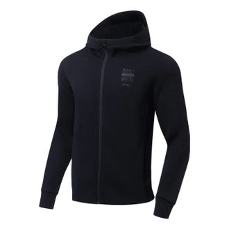 Li-Ning Logo Training Regular Fit Hooded Jacket Black AWDT113-1