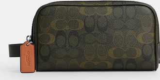 Coach Small Travel Kit In Signature Camo Print