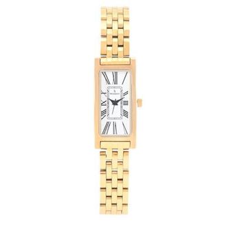 Peugeot 14K Gold-Plated Rectangular Stainless Steel Bracelet Watch- 35x18MM at Nordstrom