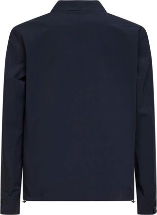 Herno Mens Shirt Jacket Essence Blue Recycled Polyamide Bomber