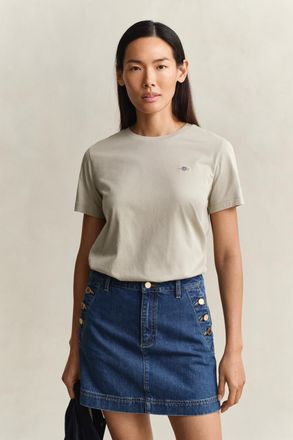 GANT Women Shield T-Shirt (XXL) COUNTRY BEIGE