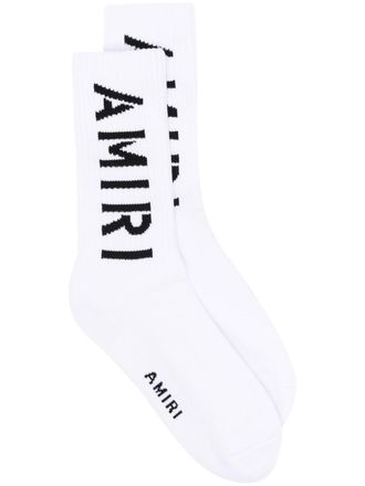 Amiri Calzini con stampa - Bianco