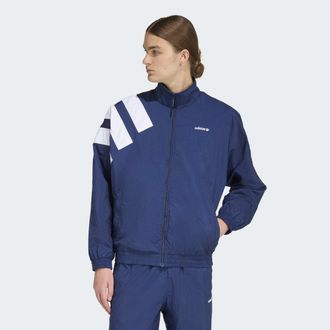 adidas Outdoorjacke ADIDAS ORIGINALS ARCH TT, Herren, Gr. XXL, night indigo, wei&szlig;, Obermaterial: 100% Polyamid, Jacken Outdoorjacke
