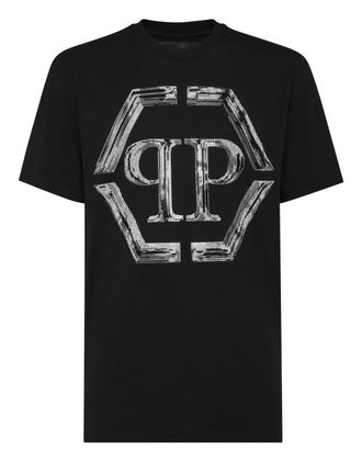 Philipp Plein T-Shirt Ronde Hals Hexagon