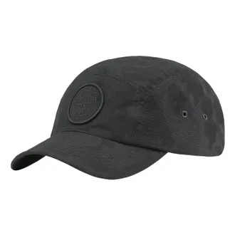 SUPREME x Stone Island Reactive Ice Ripstop Camp Cap Black SUP-SS22-775