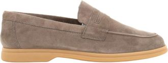 Antica Cuoieria Schoenen - Heren - Loafers - Beige - 43 EU - Su&egrave;de - Schoenen