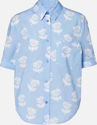 Marni Camicia in popeline di cotone con stampa floreale