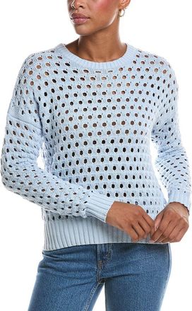 Autumn Cashmere Mesh Crewneck Sweater