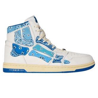 Amiri Skel Top Hi Bandana Blauw