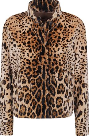 Max Mara Jacket Leopard Velvet Mst Edro