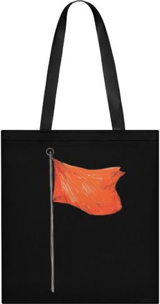 Generic Red Flag Womens Tote Casual Shopping Bag Lightweight Shoulder Bags Hobos Handbag for Work Travel Daily 35x40cm