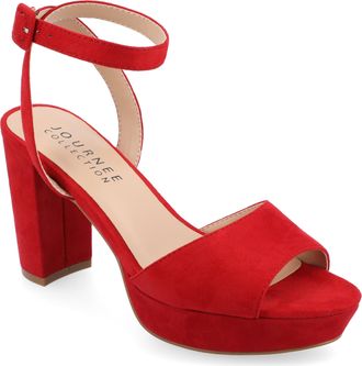 Journee Collection Women & apos;s Nairri Medium and Wide Width Dress Sandals