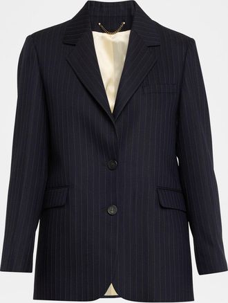 Golden Goose Journey Pinstripe Wool Jacket