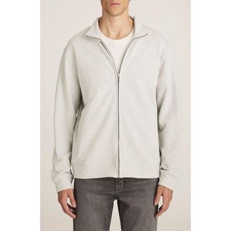 Mavi Edition Zip-Up Cotton Blend Sweatshirt in Kar Melange at Nordstrom, Size Xx-Large