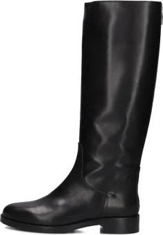 Stefano Lauran Soubane - Dames - Hoge Laarzen - Zwart - 39 EU - Leer - Schoenen