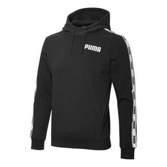 Puma Tape Hoodie Black White 845640-01