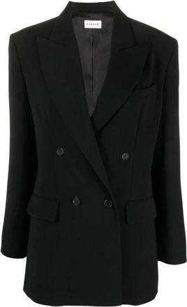 P.A.R.O.S.H. Giacca 013 Nero Blazer - Dames - Blazers - Zwart - XS - Wol - Jassen