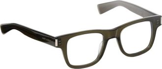 Saint Laurent Accessoires, Heren, Groen, ONE Size, Optische Brillenmonturen