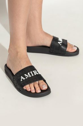 Amiri Rubber Flip-flops, Womens, Black