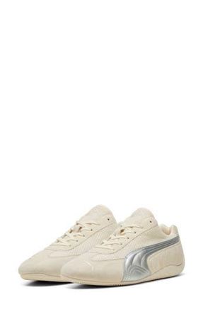 Puma Gender Inclusive Speedcat Premium Sneaker in Frosted Ivory-Matte Silver at Nordstrom Rack, Size 12 Womens / 10.5 Mens