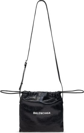 Balenciaga Messengertas met logoprint - 1090 BLACK