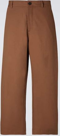 STUDIO NICHOLSON Bosworth cotton twill wide-leg pants