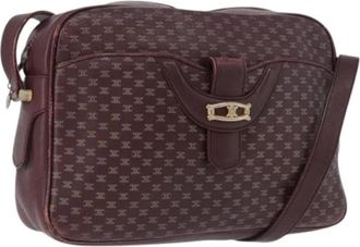 Celine Pre-owned Vintage Cross Body Bag - Dames - Vintage Schoudertas - Rood - ONE Size - Leer - Vintage
