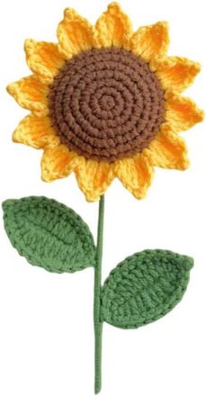 OEM Girasol Tejido A Crochet Con Lana Sint&eacute;tica Para Decoraci&oacute;n Y Embellecimiento